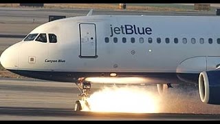 JetBlue Landing Gear Failure at LAX HDPart 2 [upl. by Atilrep]