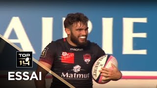 TOP 14  Essai Alexis PALISSON LOU  Paris  Lyon  J1  Saison 20172018 [upl. by Zelda]