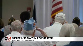 Rochester commemorates Veterans Day [upl. by Valer]