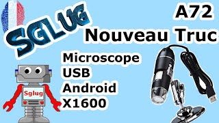 NT  Microscope USB pour Android et PC grossis 1600 fois super pour souder de petit composant [upl. by Delogu]