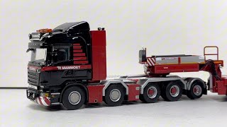 WSI MAMMOET SCANIA R 8x4CABLE REELSCALE MODEL 150wsimodels mammoet scalemodel [upl. by Leihcim543]