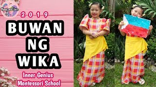 BUWAN NG WIKA 2019  Filipiniana dress for kids  national costume Philippines [upl. by Naoj]