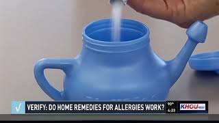 VERIFY Do home remedies for allergies work [upl. by Nadeau733]