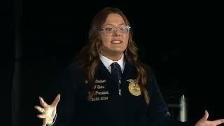 Jaydee Bremers Retiring Address  96th Iowa FFA Leadership Conference [upl. by Gordie]