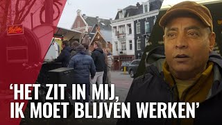 Khalid 66 moet met koffiekar tegen zin met pensioen [upl. by Peppi]