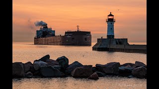 0521 AM Wake up Call The Captains Back The James R Barker waking up Duluth with the Barker Bark [upl. by Fulviah]