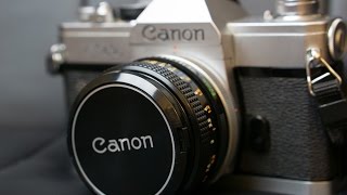 HOW TO LOAD AND REMOVE FILM FROM CANON FTB [upl. by Josie382]