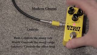 NUX Rivulet chorus Mini Pedal By Ryan Lutton [upl. by Darnell]