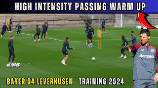 🔰High Intensity Passing Warm Up  Bayer 04 Leverkusen  2 Variation [upl. by Gnoud]