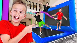 Vlad turned House Into a TRAMPOLINE PARK [upl. by Masterson]