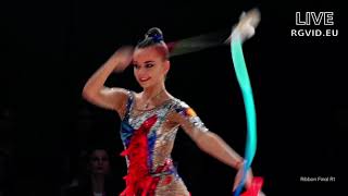 Arina Averina – Ribbon Final – 2020 Miss Valentine Grand Prix Stream Highlight [upl. by Amora]