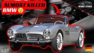 The RARE V8 Roadster That Almost Bankrupted BMW  The BMW 507 [upl. by Kcam]