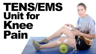 How to Use a TENS  EMS Unit for Knee Pain Relief  Ask Doctor Jo [upl. by Laks]