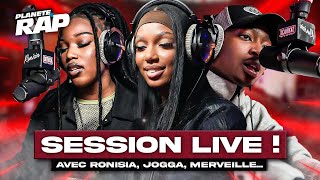 SESSION LIVE avec Ronisia Merveille Jogga Wilsko amp 7ia  PlanèteRap [upl. by Komsa664]