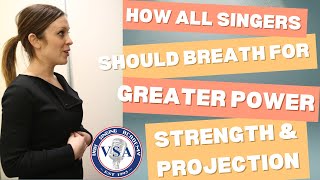 How All Singers Should Breathe For Greater Power Strength amp Projection [upl. by Nebeur]