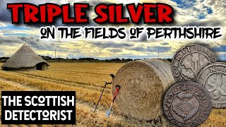 A TRIPLE SILVER day metal detecting in Perthshire with the XP DEUS 2 [upl. by Niran]