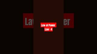 Law of Power  Law 4 [upl. by Cappella]