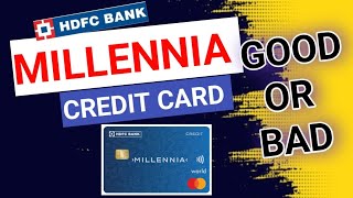 HDFC MILLENNIA CREDIT CARD [upl. by Airetnahs]