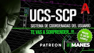 AutoCAD UCS  SCP  sistema de coordenadas  absolutas relativas y polares  rotar y definir [upl. by Lenci851]