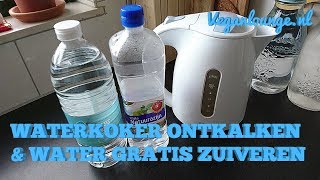 WATERKOKER ONTKALKEN EN GRATIS WATER ZUIVEREN💧💧💧 [upl. by Nolyat327]