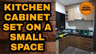 Kitchen Cabinet Set sa maliit na SpaceHOW TO MAKE KITCHEN CABINET SET ON SMALL SPACE [upl. by Abey]