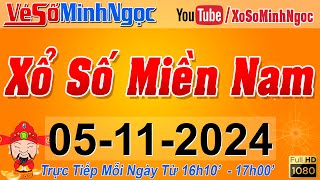 XSMN Minh Ngọc  Trực tiếp Xổ Số Miền Nam  KQXS Miền Nam ngày 05112024 KQXS Hôm Nay XSTT XSKT [upl. by Amikan629]