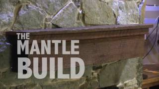 Barn Wood Mantle Build [upl. by Anirhtak]