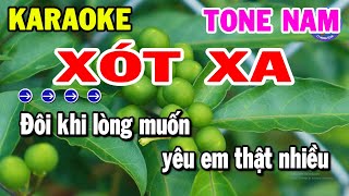 Karaoke Xót Xa Tone Nam Nhạc Sống Beat Hay Nhất  Kho Nhạc Karaoke [upl. by Dorman]