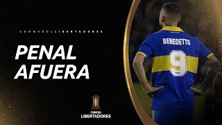 PENAL AFUERA DE BENEDETTO  BOCA JUNIORS vs CORINTHIANS  CONMEBOL LIBERTADORES [upl. by Annahsal]