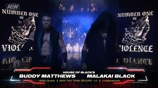 Buddy Matthews amp Malakai Black Entrance  AEW Collision December 02 2023 [upl. by Mcnutt]