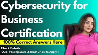 Cybersecurity for Business Professional Certification  Cybersecurity free Courses with Certificate [upl. by Mccarthy]