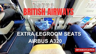 British Airways Extra Legroom Seats Airbus320  November 2024 [upl. by Rosella]