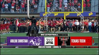 Texas Tech vs ACU  NCAAF 2024 Season Full Game [upl. by Lucienne826]