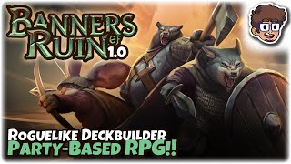 ROGUELIKE DECKBUILDER PARTYBASED RPG  Lets Try Banners of Ruin 10  PC Gameplay  ad [upl. by Jerusalem215]