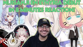 【NIJISANJI EN】ETHYRIA DEBUT IN 8 MINUTES REACTION [upl. by Ikkela154]