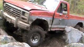 Rock crawling Ford F150 by BSF RECOVERY TEAM [upl. by Arihsaj]