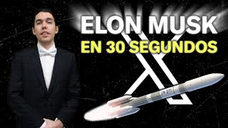 ELON MUSK EN 30 SEGUNDOS [upl. by Ecirted33]