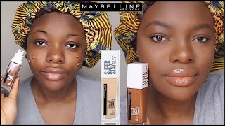 MAYBELLINE SUPERSTAY ACTIVE WEAR 30H FOUNDATION  Drugstore Foundation Review [upl. by Edmonds]