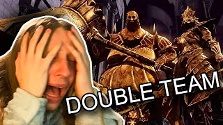 Dark Souls NOOB Fights Ornstein amp Smough for the FIRST TIME [upl. by Eadrahc]