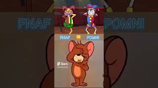 FNAF vs POMNI fnaf fivenightsatfreddys fivenightsatfreddy fnafsecuritybreach fnafedit sorts [upl. by Ytsud]