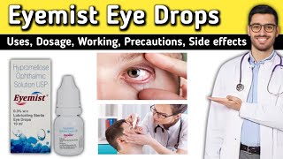 Eyemist eye drops  hypromellose ophthalmic solution usp eye drops uses in hindi  Dry eyes drop [upl. by Ivy]