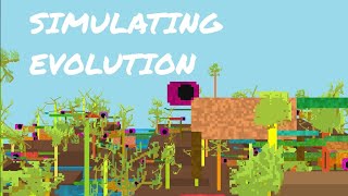 Simulating an Evolving Ecosystem evolution simulation [upl. by Naujet]