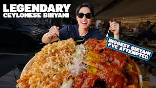 7KG BIRYANI CHALLENGE at Ceylonese Cafe in Sarawak Kuching  BIGGEST BIRYANI EVER EATEN SOLO [upl. by Atteuqehs206]