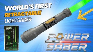 Goliath Power Saber  World FIRST Automatic Retractable Lightsaber [upl. by Athene227]