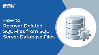 How to Recover Deleted SQL Files from SQL Server Database Files [upl. by Aiuqenehs]