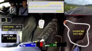 Heeltoe shifting amp leftfootbraking around Goodwood in 2013 Fiesta ST [upl. by Eba]