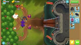 Bloons TD 6  Dark Castle  Easy  Primary Only Strategy Guide [upl. by Aitsirhc522]