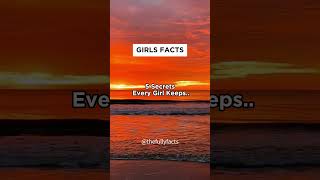 5 Secrets Every Girl Keeps  Girl Facts  Fully Facts subscribe shorts [upl. by Santa]