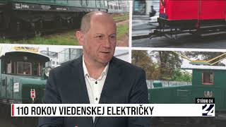 Štúdio 24 110 rokov Viedenskej električky [upl. by Ree]