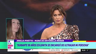 Habló Amalia Pinetta mamá de Antonella Menem [upl. by Yenalem]